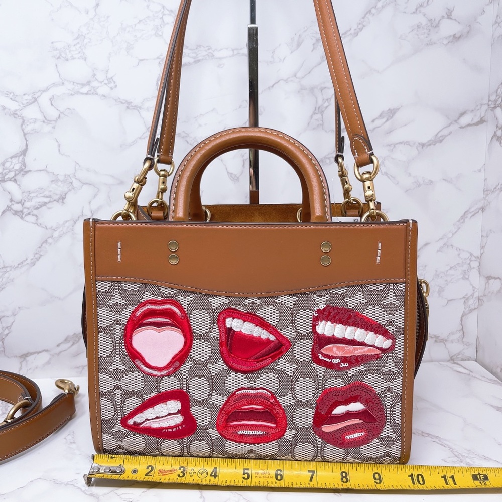 Coach x Tom Wesselmann Rogue 25 in signature textile Jacquard - Picture 2 of 11